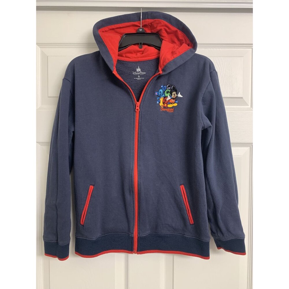 Disney Parks XL Boys 2012 Embroidered Classic Hoodie Sweatshirt Casual